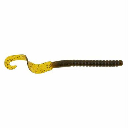 BERKLEY PowerBait Power Worm, 7 in. - Green Pumpkin 1307485